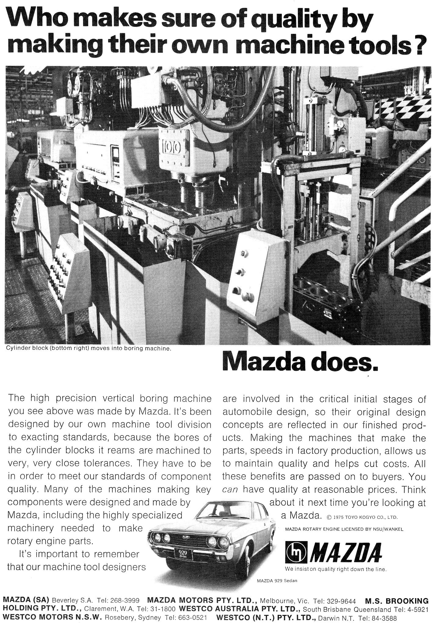 1975 Mazda 929 Rotary Sedan